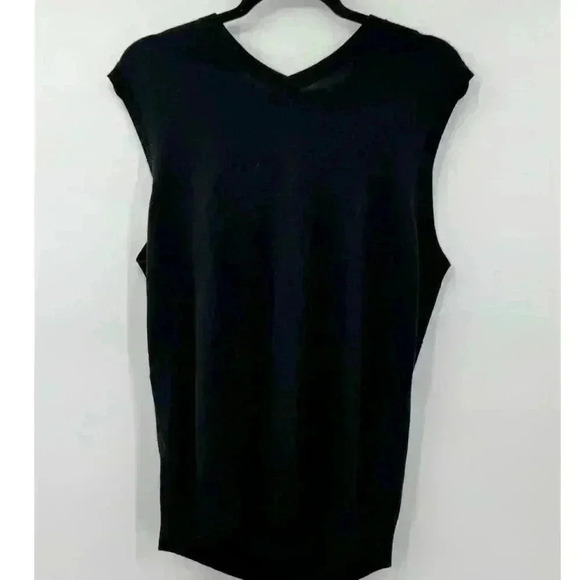 Banana Republic Men's Black Sweater Vest Silk Cashmere Blend Preppy Classic Sz M - Picture 1 of 5
